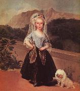 Francisco de Goya Portrait of Maria Teresa de Borbon y Vallabriga China oil painting reproduction